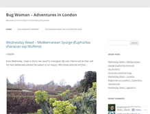 Tablet Screenshot of bugwomanlondon.com